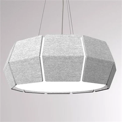 In che modo la luce acustica interagisce con altri materiali?